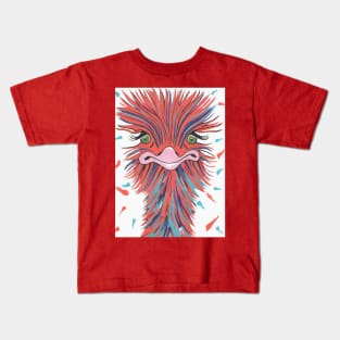 Cute Ostrich Kids T-Shirt